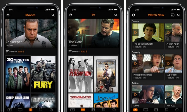 Sony Crackle - streaming de películas en el iPhone